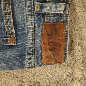 Silver womens jeans